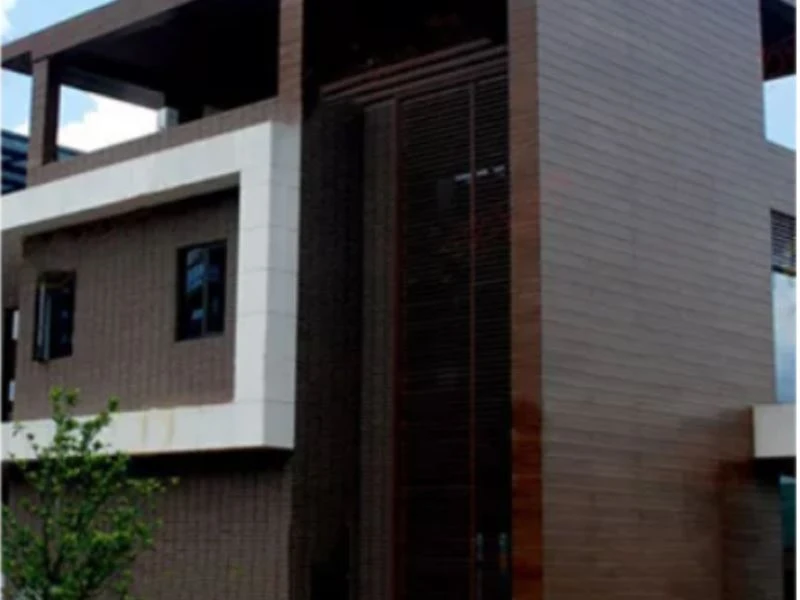 High quality exterior decoration WPC wooden plastic composite wall panel